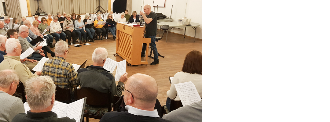 ... sondern auch zu IHM (und zum Singen)